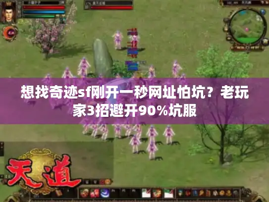 想找奇迹sf刚开一秒网址怕坑?老玩家3招避开90%坑服 想找奇迹sf刚开一秒网址怕坑?老玩家3招避开90%坑服