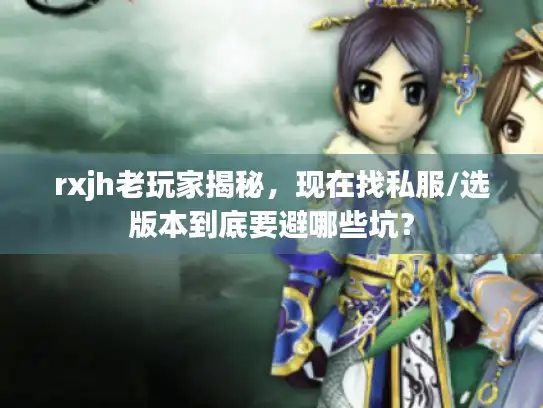 rxjh老玩家揭秘，现在找私服/选版本到底要避哪些坑？