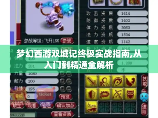 梦幻西游双城记终极实战指南,从入门到精通全解析