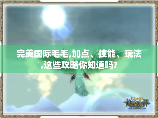 完美国际毛毛,加点、技能、玩法,这些攻略你知道吗? 完美国际毛毛,加点、技能、玩法,这些攻略你知道吗?