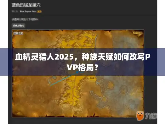 血精灵猎人2025,种族天赋如何改写PVP格局? 血精灵猎人2025,种族天赋如何改写PVP格局?