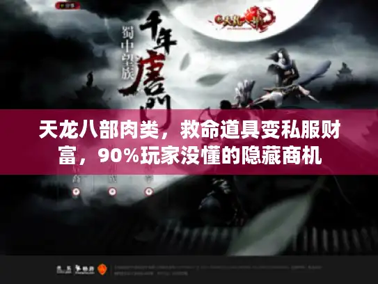 天龙八部肉类，救命道具变私服财富，90%玩家没懂的隐藏商机