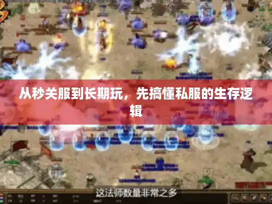 从秒关服到长期玩，先搞懂私服的生存逻辑