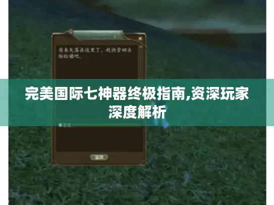 完美国际七神器终极指南,资深玩家深度解析