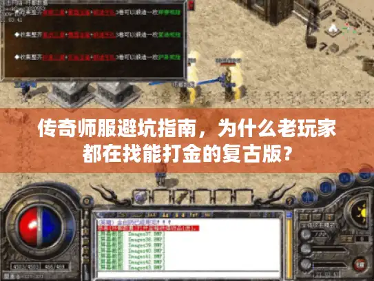 传奇师服避坑指南，为什么老玩家都在找能打金的复古版？