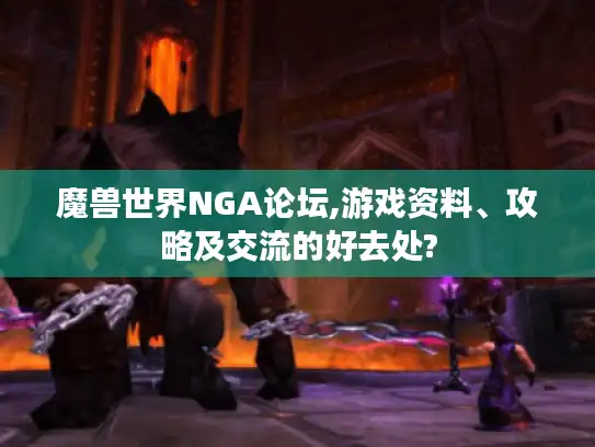 魔兽世界NGA论坛,游戏资料、攻略及交流的好去处?