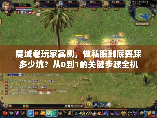 魔域老玩家实测，做私服到底要踩多少坑？从0到1的关键步骤全扒