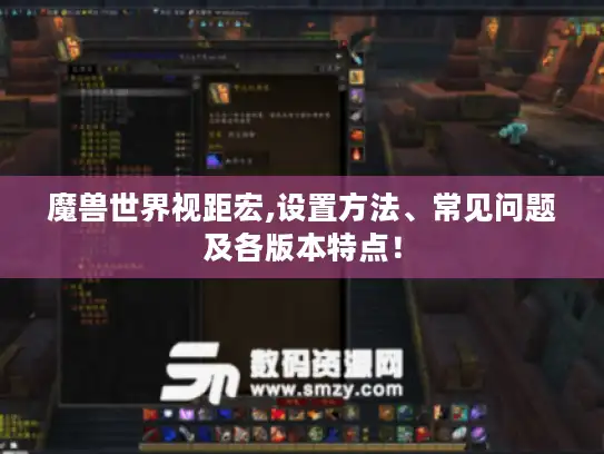 魔兽世界视距宏,设置方法、常见问题及各版本特点！