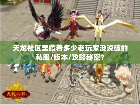 天龙社区里藏着多少老玩家没说破的私服/版本/攻略秘密？
