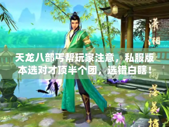 天龙八部丐帮玩家注意，私服版本选对才顶半个团，选错白瞎！