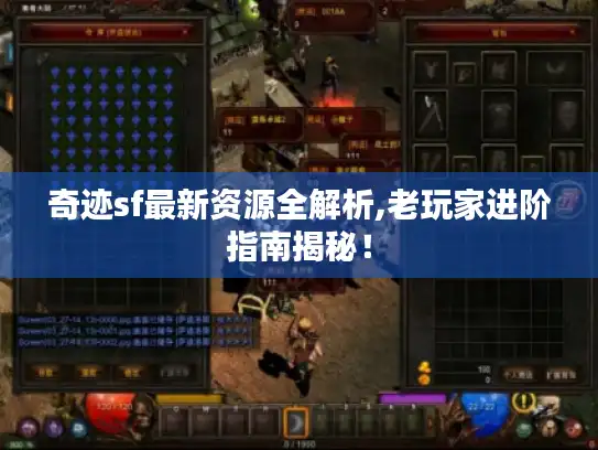 奇迹sf最新资源全解析,老玩家进阶指南揭秘！