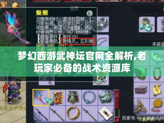 梦幻西游武神坛官网全解析,老玩家必备的战术资源库