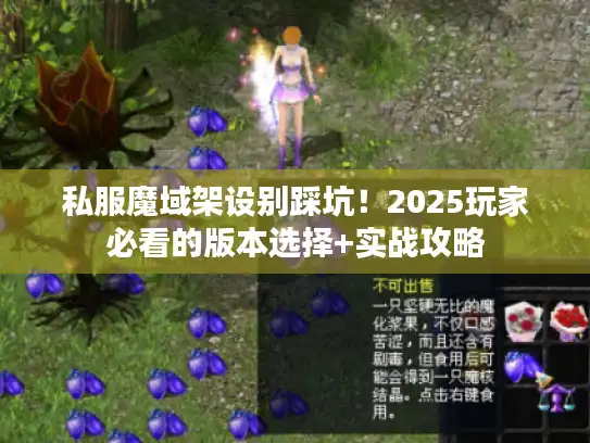 私服魔域架设别踩坑!2025玩家必看的版本选择+实战攻略 私服魔域架设别踩坑!2025玩家必看的版本选择+实战攻略