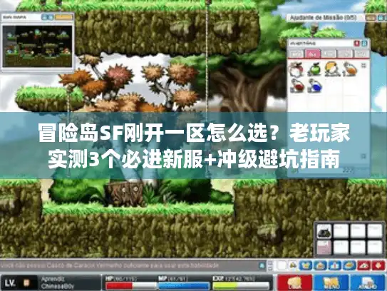 冒险岛SF刚开一区怎么选？老玩家实测3个必进新服+冲级避坑指南