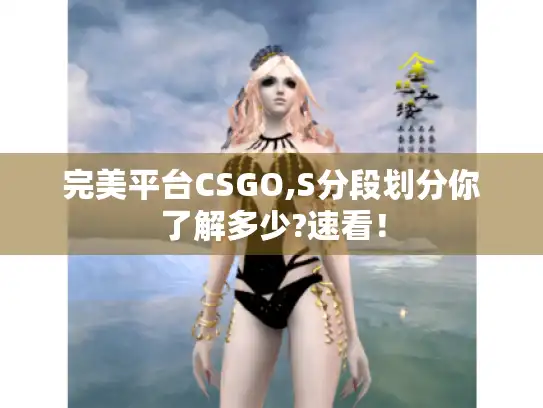 完美平台CSGO,S分段划分你了解多少?速看! 完美平台CSGO,S分段划分你了解多少?速看!
