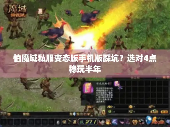 怕魔域私服变态版手机版踩坑？选对4点稳玩半年