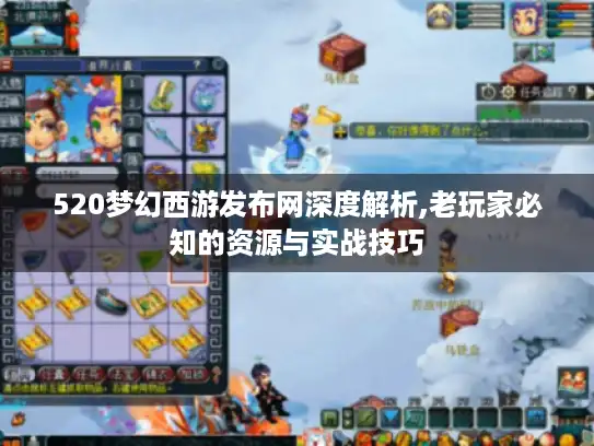 520梦幻西游发布网深度解析,老玩家必知的资源与实战技巧
