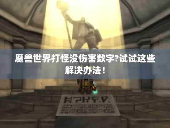 魔兽世界打怪没伤害数字?试试这些解决办法！