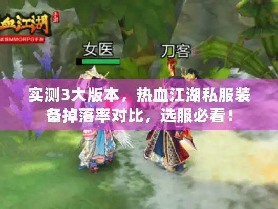 实测3大版本,热血江湖私服装备掉落率对比,选服必看! 实测3大版本,热血江湖私服装备掉落率对比,选服必看!