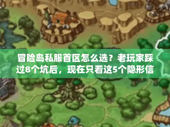 冒险岛私服首区怎么选?老玩家踩过8个坑后,现在只看这5个隐形信号 冒险岛私服首区怎么选?老玩家踩过8个坑后,现在只看这5个隐形信号