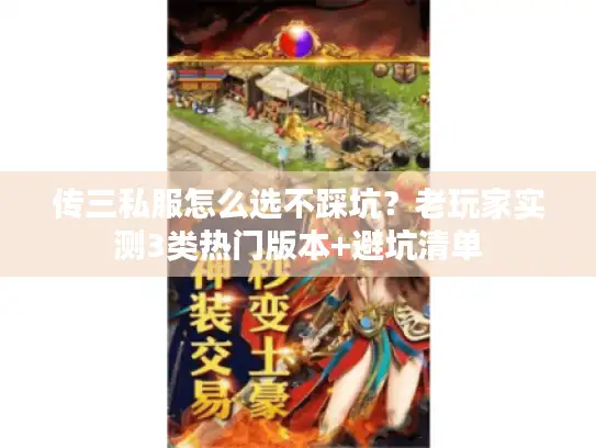 传三私服怎么选不踩坑？老玩家实测3类热门版本+避坑清单