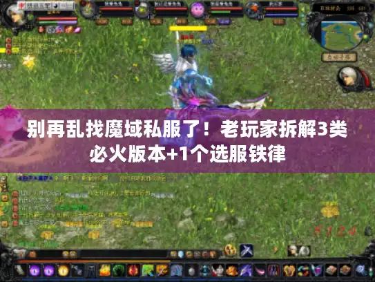 别再乱找魔域私服了!老玩家拆解3类必火版本+1个选服铁律 别再乱找魔域私服了!老玩家拆解3类必火版本+1个选服铁律