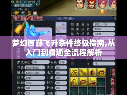 梦幻西游飞升条件终极指南,从入门到精通全流程解析