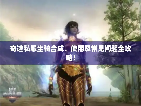 奇迹私服坐骑合成、使用及常见问题全攻略！