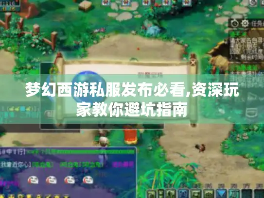 梦幻西游私服发布必看,资深玩家教你避坑指南 梦幻西游私服发布必看,资深玩家教你避坑指南