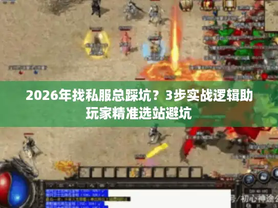 2026年找私服总踩坑？3步实战逻辑助玩家精准选站避坑
