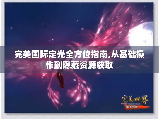 完美国际定光全方位指南,从基础操作到隐藏资源获取