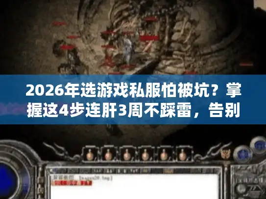 2026年选游戏私服怕被坑？掌握这4步连肝3周不踩雷，告别退游！