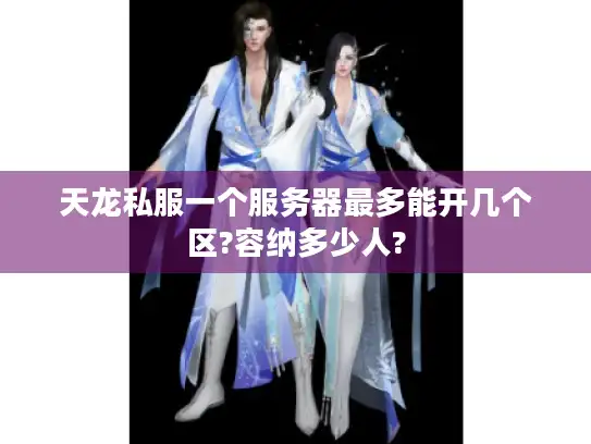 天龙私服一个服务器最多能开几个区?容纳多少人?