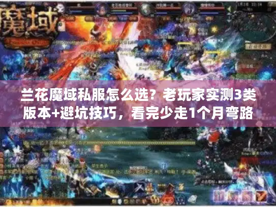 兰花魔域私服怎么选？老玩家实测3类版本+避坑技巧，看完少走1个月弯路
