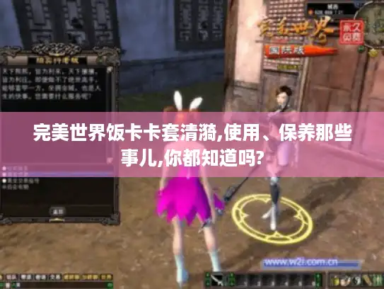 完美世界饭卡卡套清漪,使用、保养那些事儿,你都知道吗? 完美世界饭卡卡套清漪,使用、保养那些事儿,你都知道吗?