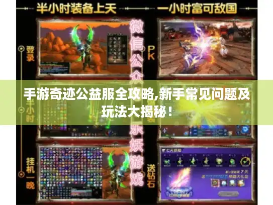 手游奇迹公益服全攻略,新手常见问题及玩法大揭秘！