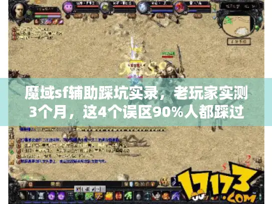 魔域sf辅助踩坑实录，老玩家实测3个月，这4个误区90%人都踩过！