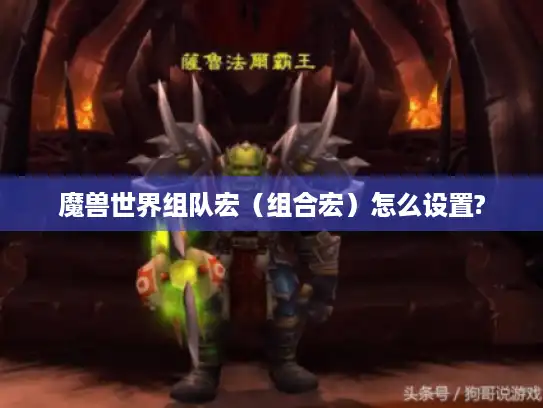 魔兽世界组队宏（组合宏）怎么设置?