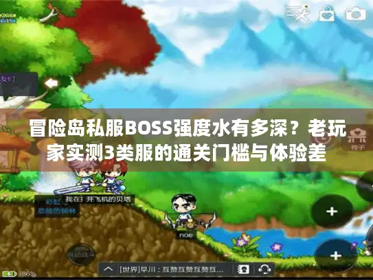 冒险岛私服BOSS强度水有多深？老玩家实测3类服的通关门槛与体验差