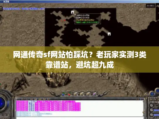 网通传奇sf网站怕踩坑？老玩家实测3类靠谱站，避坑超九成