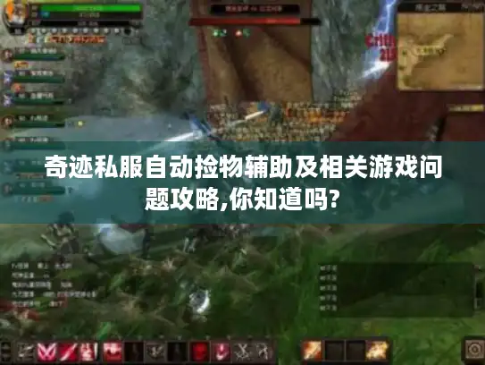 奇迹私服自动捡物辅助及相关游戏问题攻略,你知道吗? 奇迹私服自动捡物辅助及相关游戏问题攻略,你知道吗?
