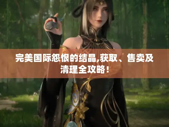 完美国际怨恨的结晶,获取、售卖及清理全攻略！