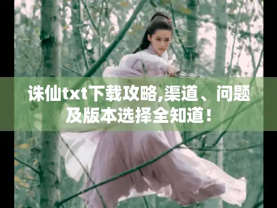 诛仙txt下载攻略,渠道、问题及版本选择全知道！