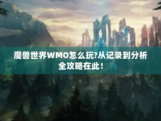 魔兽世界WMO怎么玩?从记录到分析全攻略在此！