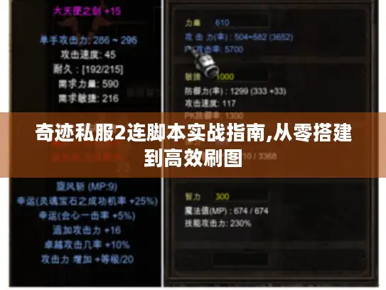 奇迹私服2连脚本实战指南,从零搭建到高效刷图