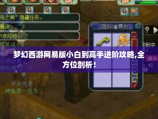 梦幻西游网易版小白到高手进阶攻略,全方位剖析！