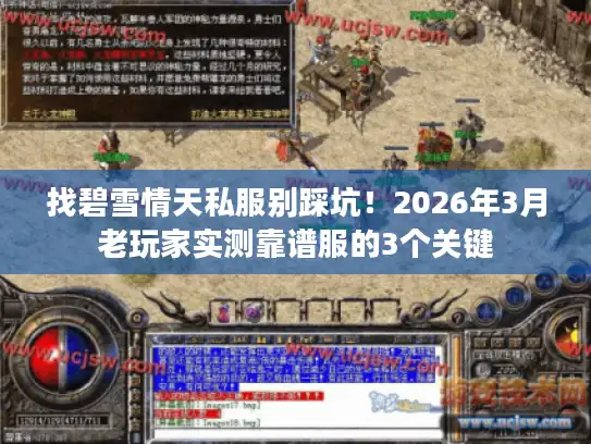 找碧雪情天私服别踩坑！2026年3月老玩家实测靠谱服的3个关键
