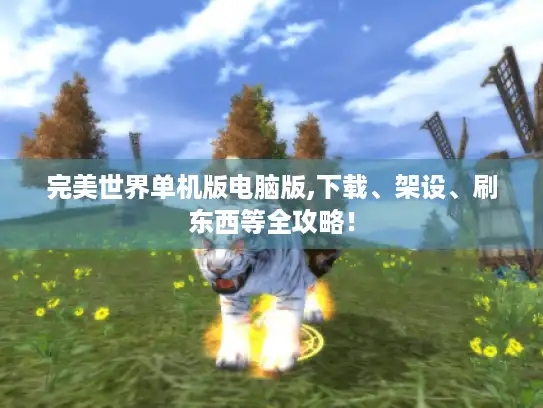 完美世界单机版电脑版,下载、架设、刷东西等全攻略！