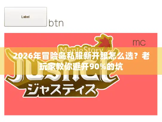 2026年冒险岛私服新开服怎么选?老玩家教你避开90%的坑 2026年冒险岛私服新开服怎么选?老玩家教你避开90%的坑