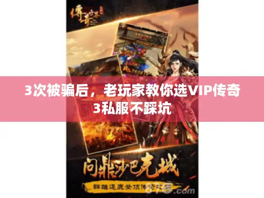 3次被骗后，老玩家教你选VIP传奇3私服不踩坑